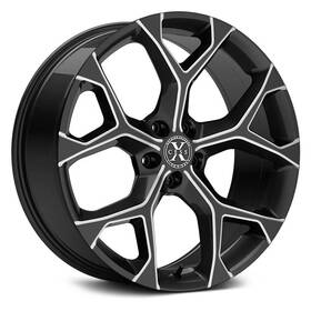 Xcess X0529052035gbml X05 Wheels 22x9 35 5x120.65 74.1 Black Rims Set Of 4