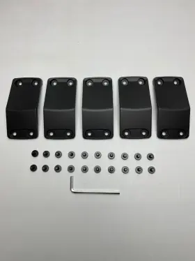 811fin78010abs Xd Series Xd811 Fins 17x8 10mm Black 5 Pack - 17 Inches