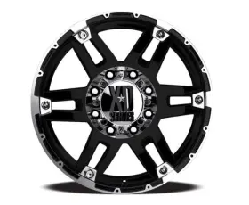 Xd79779068312n Xd Series Spy Xd797 Gloss Black Machined 6-lug Wheel - 17x9 -12mm