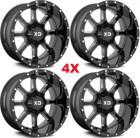Xd8382446739n Xd Series 24x14 Wheels Rims Black Milled Deep Lip Sierra Silverado Ram 1500 Fuel Tis Xd8382446739n Xd Series 24x14 Wheels Rims Black Milled Deep Lip Sierra Silverado Ram 1500 Fuel Tis