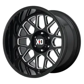 Xd84921085312 Xd Series Xd849 Grenade 2 20x10 5x139.7 Et12 Gloss Black / Milled Qty Of 1 Xd84921085312 Xd Series Xd849 Grenade 2 20x10 5x139.7 Et12 Gloss Black / Milled Qty Of 1