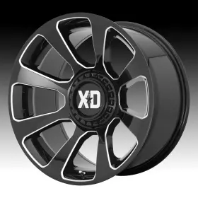 Xd85421035318n Xd Series Xd854 Reactor Gloss Black Milled 20x10 5x5 / 5x5.5 -18mm