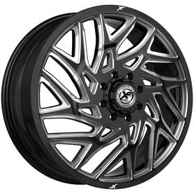 Xf Off-road 229f228258110gbm Off-road Xf-229 Dually Front 22x8.25 8x6.5 Inch Black/milled Wheel Rim 22