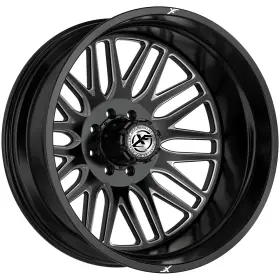 240o268258-240gbm Xf Off-road Xf-240 Dually Rear 26x8.25 8x6.5 Inch Black/milled Wheel Rim 26