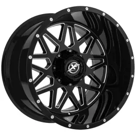 Xf-211209051397150 Xf Off-road 0gbm Xf-211 20x9 5x5.5 Inch /5x150 0mm Black/milled Wheel Rim 20