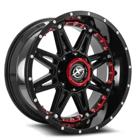 Xf-217209051397150 Xf Off-road 12gbrisxfr 1 New 20x9 Xf-217 Black/red 5x139.7/150 Et12 Wheel/rim