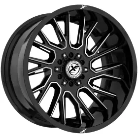Xf-230221081651170-18bm Xf Off-road Xf-230 22x10 8x6.5 Inch /8x170 -18mm Black/machined Wheel Rim 22