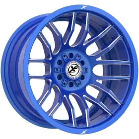 Xf-232209061351397 Xf Off-road 0abm Xf-232 20x9 6x135/6x5.5 Inch 0mm Blue/milled Wheel Rim 20