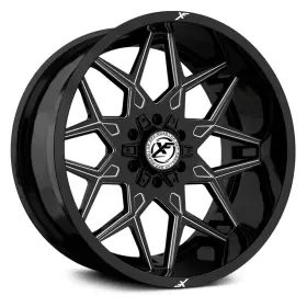 Xf-238209051271397 Xf Off-road 0gbm Xf-238 Wheel 20x9 5x127 78.1 Black Single Rim