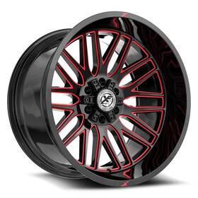 Xf Off-road Xf-24018905712gbrm Off-road Xf-240 Wheels 18x9 12 6x139.7 106.4 Black Rims Set Of 4