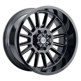 Xtreme Nx28-2210yy-25xmb Nx-28 Wheels 22x10 -25 8x165.1 130.8 Black Rims Set Of 4