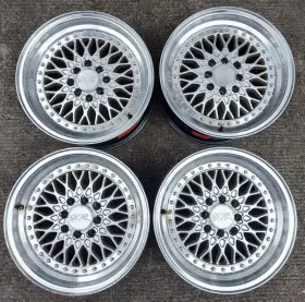 53658083 Xxr 15x8 20 536 4x100 4x114.3 Hyper Silver / Mesh Wheels Set Of 4 Seattle