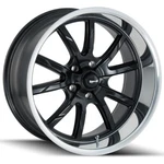 Ridler 650 Rim 18X8 5X114.3 Offset Matte Black W/polished Lip (quantity 1) New. Price: $299.99.