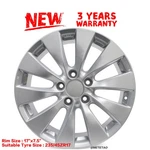 17" For 2013 2014 2015 Honda Accord 560-64047 Silver Replacement Alloy Wheel Rim New. Price: $117.00.