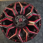 (qty 1) Revenge Offroad RV-202 Gloss Black & Red Wheel Rim 20X9 5X127/139.7 0MM New. Price: $247.99.