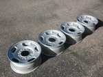 One 17 Inches Gmc And Chevy 2500 Rim, 3500 Pickup Wheel Original Equip Used. Price: $100.00.
