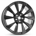 New 21" 8.5" 5X120 Front Charcoal Wheel Rim 2018-2021 For Tesla Model. Price: $389.99.