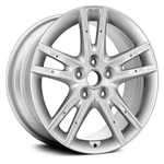 For Hyundai Elantra 09-12 Alloy Factory Wheel Double 5-SPOKE Silver 17X6 Used. Price: $294.45.