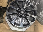 New Oem 18" X 9.5" 2022-2025 Cadillac CT4-V Blackwing Polished Grey Rear Wheel. Price: $349.99.