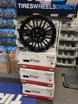 Voxx Porto 17X7.5 +40 Gloss Black Wheel Rim 5X110 5X115 (qty 4) New. Price: $899.95.
