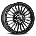 20X8.5 Cavallo CLV-32 Gloss Black & Machined Wheel 5X112/5X4.5 (35MM) New. Price: $374.32.