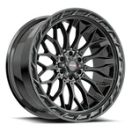 20" Vortek Gloss Black VRP-503 20X10 Wheel 5X5.5 -18MM For Jeep Dodge Ram New. Price: $518.58.