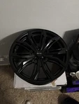 Black Widow, 17 Satin Rims Rtx 5X115 Bolt Pattern New. Price: $750.00.