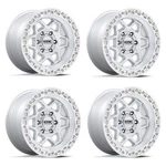 Set 4 17" Kmc KM553 Torx Gloss Silver Machined Face 17X9 Wheels 5X5 -12MM Rims New. Price: $1780.00.