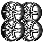 (4) American Racing AR893 Mainline 20X8.5 6X5.5" +35 Black/machined Wheels Rims New. Price: $1410.96.