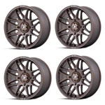 Set 15" Msa Offroad Wheels M52 Radar Utv Matte Bronze 15X7 5X4.5 10MM New. Price: $840.00.