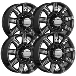 (set Of 4) Replica FR276 AT4 2500 20X8.5 8X180 +47MM Gloss Black Wheels Rims New. Price: $1140.96.