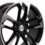 Oe Wheels CV29-20095-5120-39MB 20" Replica Fits Chevrolet Camaro Black Mach'd New. Price: $269.75.