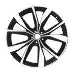 21X9 Spoke Alloy Wheel Machined And Painted Gloss Black 3QF601025AH Remanufactured. Price: $339.89.