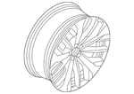 Genuine Volvo Wheel Alloy 32294603 New. Price: $1207.46.