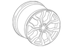 Genuine Audi Wheel Alloy 420-601-025-AM New. Price: $1384.96.
