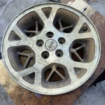 Jeep Machined Gold Grand Cherokee Oem Wheel 16 1996-1998 Rim Original 9015 Used. Price: $125.00.