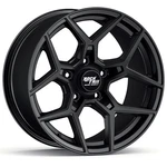 18" Rocktrix RT105 Black Wheel 18X9 -12MM 5X150 Rim, 4.5" Backspace, 110.1MM Hub Used. Price: $113.79.