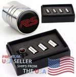 Rs Logo Valve Stem Caps Chrome Tires Kit Emblem Wheel Quattro All Audis Usa New. Price: $35.97.