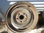1969-1973 Mustang Oem 14" X 6" Steel 5 Lug Wheel Setback 1/2 #4 Used. Price: $60.00.