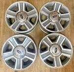 Ford F-150 Wheel Set 17X7.5 Rim 3554 17" Charcoal Machined Oem Factory 2004-2008 Used. Price: $384.99.