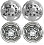 Gm Chevy 3500HD 17" Stainless Steel Dually Wheel Simulator Set For 2011 Current Remanufactured. Price: $399.99.