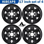 Black 17" Wheel Skins Hub Caps Set Of 4 For Chevy Silverado 1500 Full Rim Covers New. Price: $62.99.