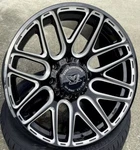4X New! 20X10 Evok EV501 Wheels Gloss Black Milled 6X5.5 Chevy Gmc 6X135 F150. Price: $1476.00.