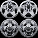 4 Chrome 2008-2010 Silverado 3500 17" Dually Wheel Simulators Rim Liners New. Price: $399.99.