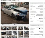 Wheel 17X7-1/2 Alloy Fits 18 Altima 4539455 Used. Price: $141.89.