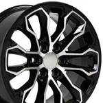 Wheel For 2015-2022 Chevy Colorado ZR2 CV54 Black Machined 17X8 New. Price: $245.75.