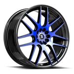 SPEC-1 Wheels Rim SP-65 17X8 5X114.3/5X120 ET42 73.1CB Gloss Black & Blue New. Price: $276.80.