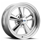 Cragar 61C S/s Rim 15X6 5X101.6 Offset -3.175 Chrome W/alum Ctr (quantity 1) New. Price: $324.71.