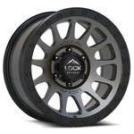 17X9 Lock Off-road Yosemite Matte Grey With Black Ring Wheel 6X135 (0MM) New. Price: $288.00.