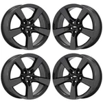 20" Chevrolet Camaro Gloss Black Wheels Rims Factory Oem Staggered Set Remanufactured. Price: $1483.35.